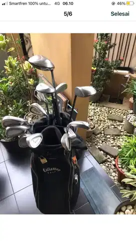 FULL SET 2 STICK GOLF MERK CALLAWAY DAN GRAND SLAM HARGA 9 JUTA NET OK