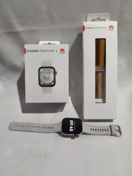 Huawei Watch Fit 3 tombol merah
