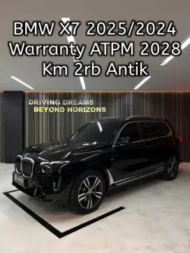 BMW X7 Xdrive40i XLine 2025 Hitam Km2rb B1716NJG Nik 2024