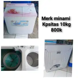 Mesin cuci 10kg bekas bergaransi