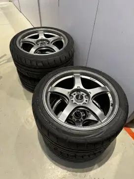 Velg AME TRACER GTV R18 5x114 +Ban 90% (Original)