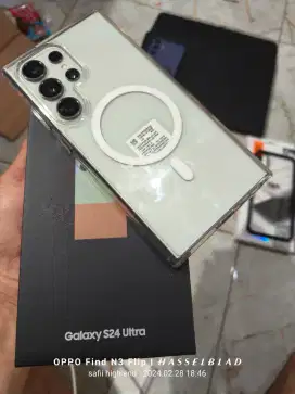Jual/tt samsung galaxy s24 ultra 256gb fullset sein s24ultra
