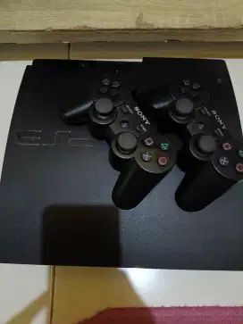 PS3 slim 500gb lengkap dng 2 stik