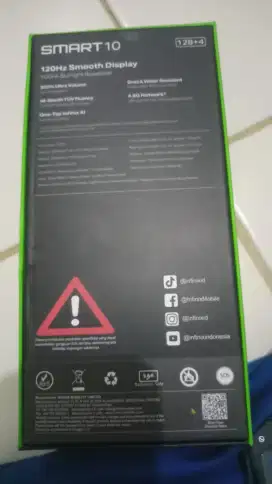 Infinix 10 4+4/128 gb baru sehari