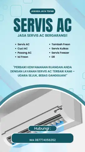 JASA SERVICE DAN PASANG AC TANGERANG