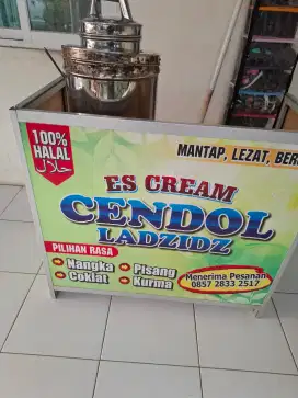 Dijual cepat gerobak lipat murah meriah