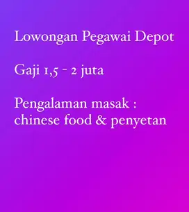 Tukang masak depot
