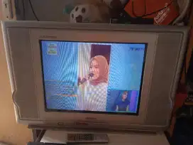 Tv Tabung Sharp 21 inch + STB Luby