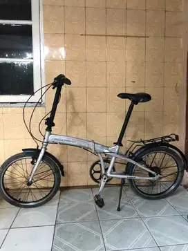 sepeda lipat pocket rocket frame alloy