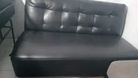Jual sofa bed kulit