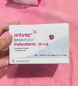 NEW SEGEL ‼️ Onbrez Breezhaler 150 mcg EXP 2026