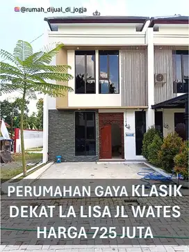 Rumah dekat Wisata La Lisa dalam Perumahan di Jl Wates KM 12 Siap Huni