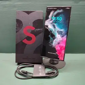 SAMSUNG S22 ULTRA 8/128GB BURGUNDY RESMI NO MINUS