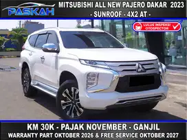 SUNROOF Km=30k TAX-NOVEMBER GANJIL MITSUBISHI NEW PAJERO DAKAR 2023