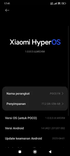 POCO F4 5G 8/256 FULLSET