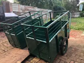 Gerobak sampah .