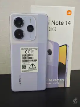 Redmi note 14 5g 8/256 second resmi mei 2026