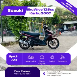 Suzuki Skywave 125cc Karbu Tahun 2007 Pajak Off