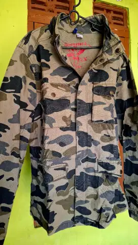 Jaket parka army H&M