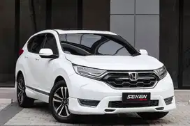 Honda CRV CR-V 1.5 VTEC Turbo Prestige 7 Seater AT 2017 Putih Orchid