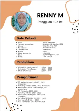 Info job buat modal