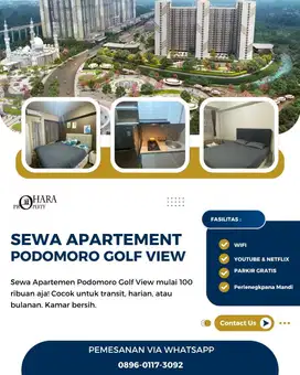 Sewa Apartemen Podomoro Golf View Tapos Depok
