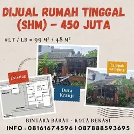 Rumah Second, Perum Duta Kranji Bekasi Barat