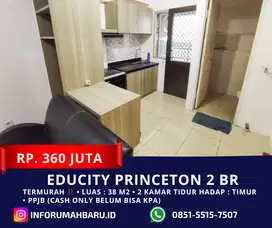 EDUCITY TERMURAH ‼️ 2 BR Tower Princetown Pakuwon City dekat ITS