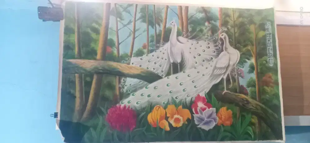 Jual 2 lembar lukisan fengshui 3 Dimensi harga di nego saja