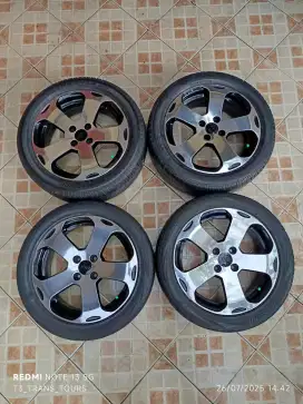 Di Jual / TT Velg R16 Ory OEM KIA RIO, PCD 4/100 L.R 6inc ET38 + 4 Ban