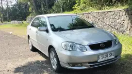 Corolla altis 2001 manual 1.8