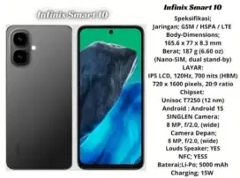 INFINIX SMART 10 4+4/64 GB
