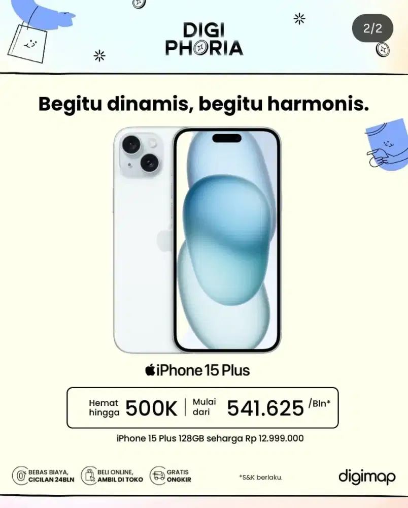 IPHONE 15 PLUS 128 BLUE