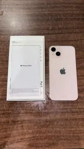 Jual Iphone 13 128GB Ex Ibox FULLSET charger ori + casing rhode bieber