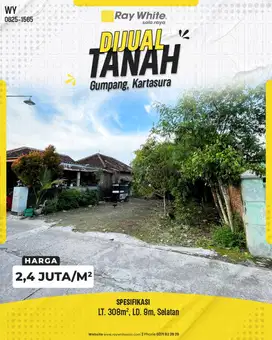TANAH SIAP BANGUN GUMPANG KARTASURO