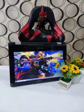 Laptop Slim Lenovo Yoga 330 Touchscreen Ram 4/500gb Hdd Siap Pakai COD