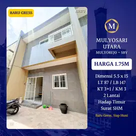 Rumah Baru Mulyosari Utara dkt Kenjeran ITS Galaxy Mall Pakuwon City