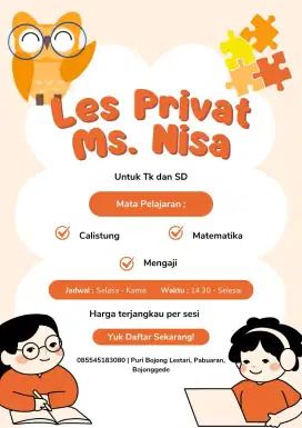 Les Privat Matematika & Calistung