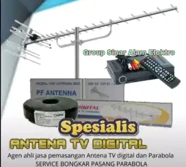 Paket antenna tv digital dijamin siaran muncul,
