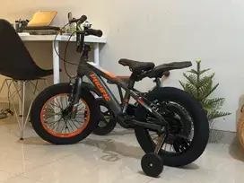 SEPEDA BMX PASIFIC UMAGA GX AMBER GREY 16 SUDAH DIRAKIT PRELOVED