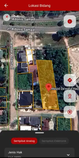 Dijual Cepat Tanah beserta Rumah