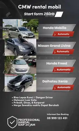 Rental dan sewa mobil