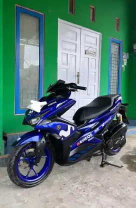 Yamaha aerox 155 tipe ABS Warna biru