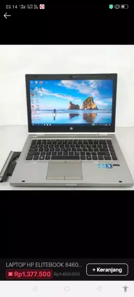 Dijual laktop Hp EliteBook 8460p