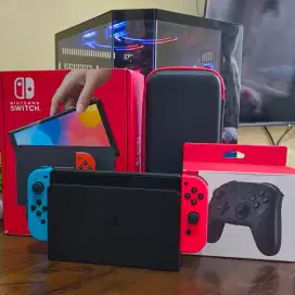 NINTENDO SWITCH OLED DUAL BOOT ATMOSPHERE 256GB FULLGAME + BONUS