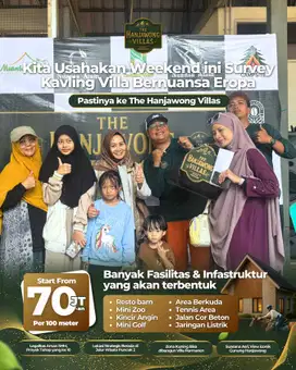 Dijual tanah murah legalitas SHM View  estetik gunung HANJAWONG villas