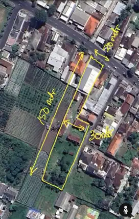 Jual Tanah dan Gudang Raya Sengkaling, Mulyoagung - Dau, Malang