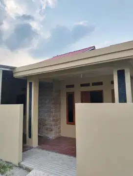 Dikontrakan rumah baru 1 lantai siap huni 2 kamar tidur