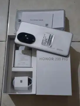 Honor 200 Pro 5G 12/512Gb, warna Putih,Aktif 11/6/2025, 99,9% Sempurna