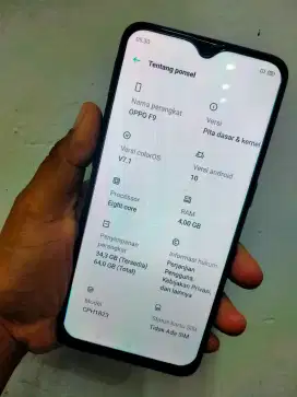 HP OPPO F9 RAM 4/64GB